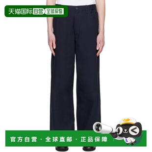 Simons 海军蓝弹性长裤 拉夫 男士 231M318Dark 西蒙 香港直邮Raf