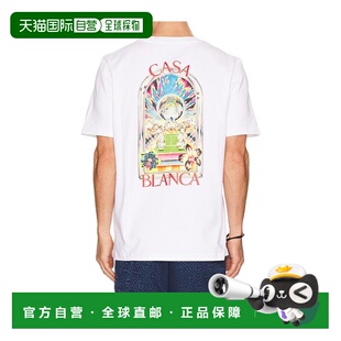 香港直邮Casablanca 男士 网球景致经典款T恤 MSS26JTS00115