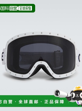 1h可退 香港直邮Celine 思琳 男士 徽标滑雪护目镜 white白色 舒