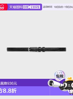 1h可退 香港直邮Celine 思琳 男士 Celine 黑色皮带 45BML3ARW38S