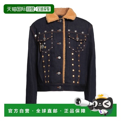 1h可退 香港直邮Coach 蔻驰 女士 牛仔布夹克 blue蓝色 舒适时尚