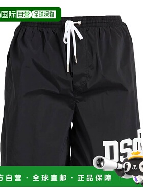香港直邮Dsquared2 二次方 男士 泳裤 black黑色 舒适时尚短裤