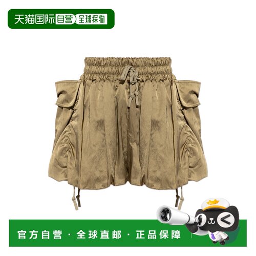 香港直邮BALMAIN 女士短裤 GF0PA395VI857GS SS2026 花色 抽绳短