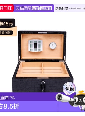香港直邮Rapport英国雪茄盒进口优质雪松木保湿雪茄烟盒便携大容