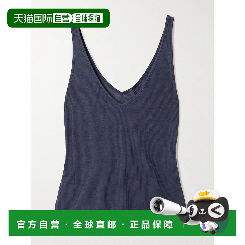 香港直邮SKIMS 女士 Sleet V领罗纹针织背心 SLTNK7661WSLEET