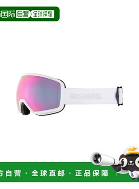 自营欧洲直邮Rossignol Izar白色聚酯纤维防雾滑雪镜男女通用