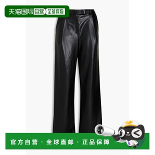 女裤 香港直邮Simkhai 褶裥仿皮直筒裤 Novia 1244073V 女士