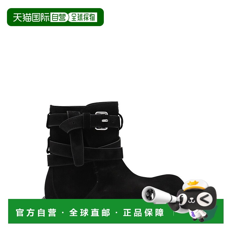 1h可退 香港直邮Moschino 莫斯奇诺 男士 圓頭扣靴 MB21094C0NGF0