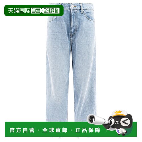 香港直邮Pinko 品高 女士 腰带环牛仔裤 103857A2E5直筒裤
