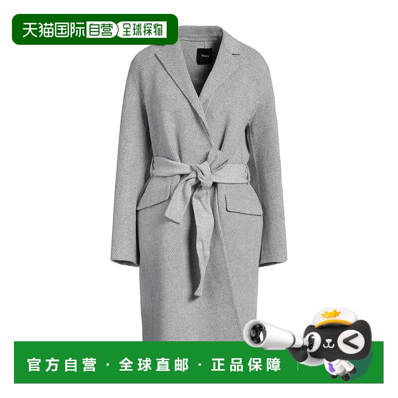 香港直邮THEORY 希尔瑞 女士 大衣 grey灰色 舒适时尚西装