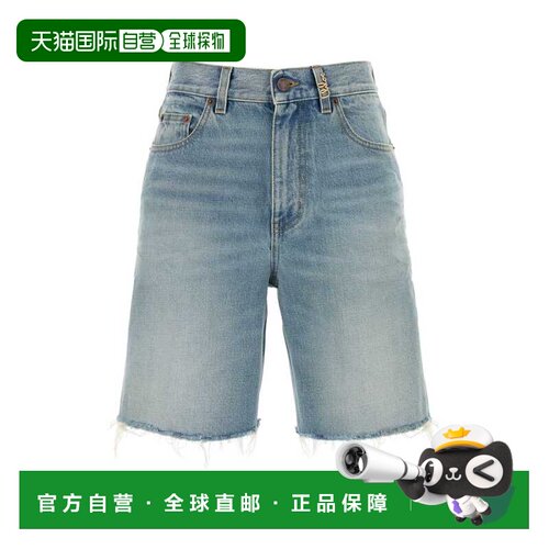 1h可退 香港直邮CHLOÉ 女士短裤 CH26ADS0115040T AW2026 蓝色 高
