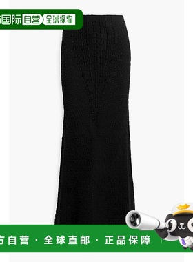 香港直邮Alaia 女士 Archetypes 泡泡纱长款半身裙 AA9J21735M840