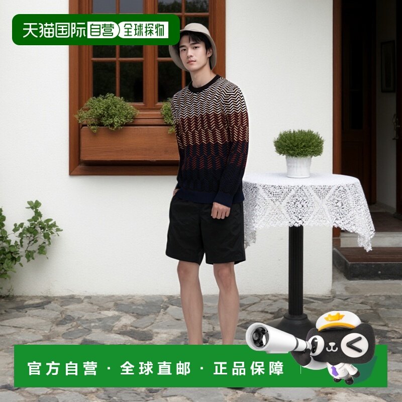 1h可退 香港直邮MISSONI 米索尼 男士 羊毛毛衣 US24WN0QBK037R