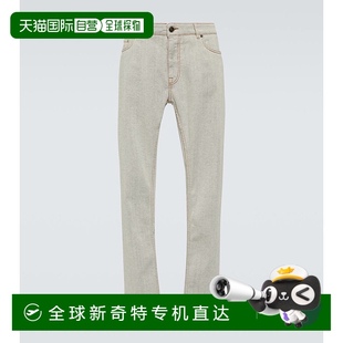 香港直邮Etro 男士 1h可退 艾特罗 舒适时 直筒牛仔裤 white白色
