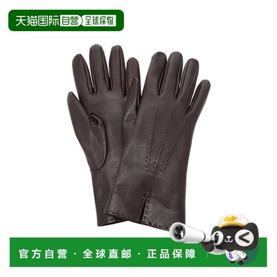 1h可退 香港直邮The Row 女士 Florence 皮革手套 brown棕色 舒适