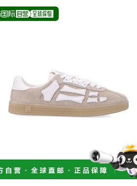 1h可退 香港直邮AMIRI 女士 PACIFIC BONES 绒面革运动鞋 AWSNSN1