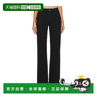 香港直邮Simkhai 女士 Ansel 牛仔裤 5244073DNBLK直筒裤喇叭裤