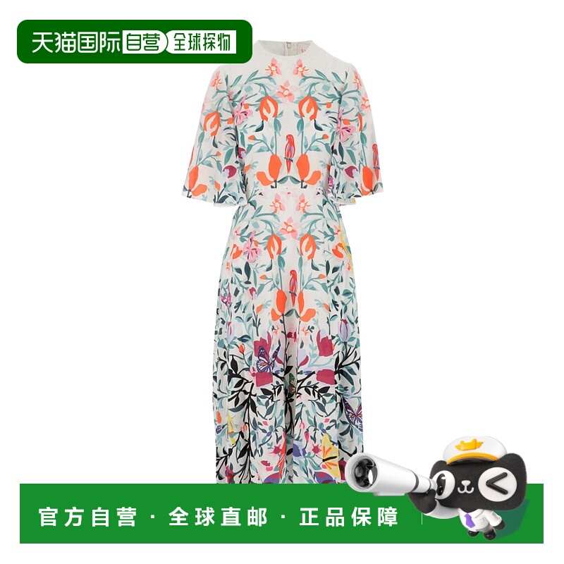 香港直邮Valentino 花卉图案连衣裙 XB3VAYE76VB
