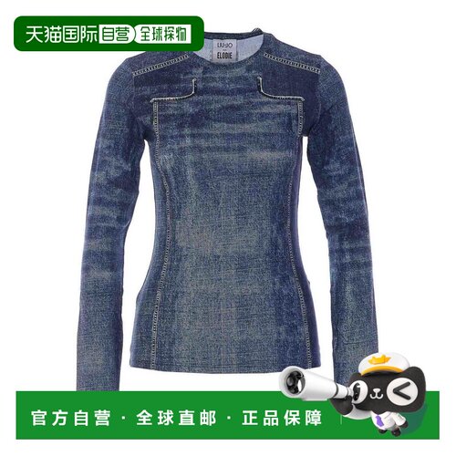 欧洲直邮LIU JO 女士T恤 UF6515J1624L9680 AW202【付后1h可退】