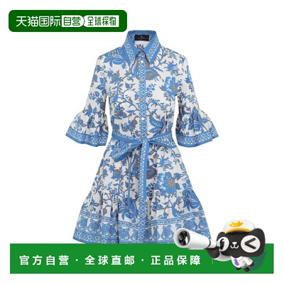 香港直邮Etro 艾特罗 女士 束带迷你连衣裙 WRHA0585AKH16