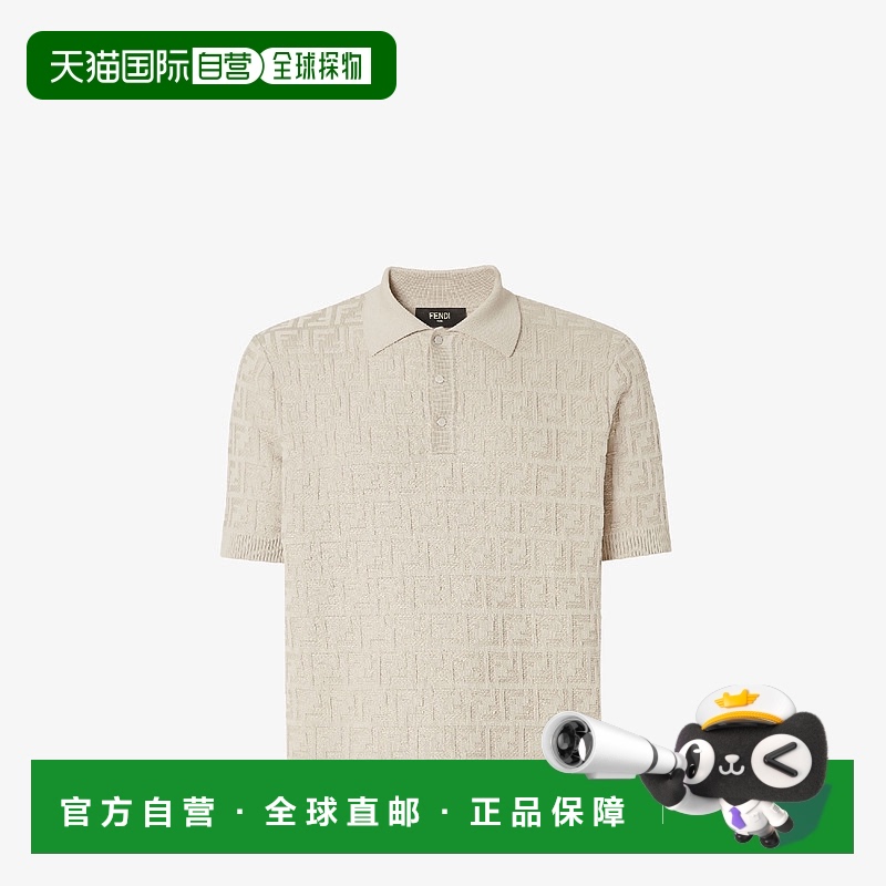 1h可退 欧洲直邮FENDI 芬迪 25春夏 FZC410AUW0F0B9Y 男士 短袖Po