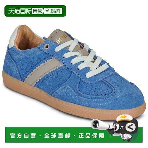 欧洲直邮Bisgaard  男孩鞋子 低帮板鞋 春夏 蓝色 PENNY