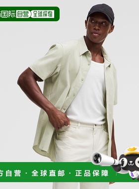 自营1h可退 欧洲直邮LULULEMON露露乐檬 Airing Easy 短袖衬衫