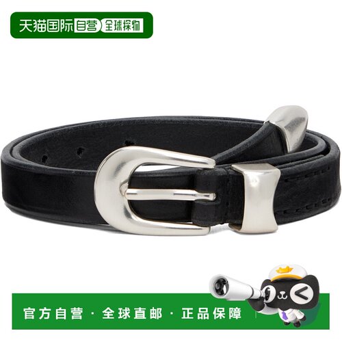 香港直邮Our Legacy 男士 OUR LEGACY 黑色 2cm 腰带 A2208BBLABl