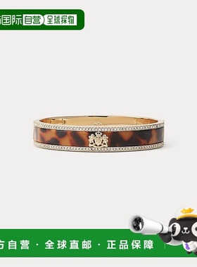 自营欧洲直邮RalphLauren拉夫劳伦 Lauren玳瑁纹徽章手链手镯
