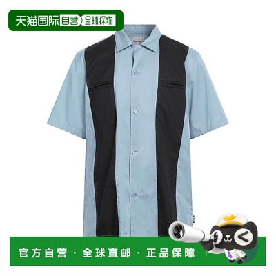 香港直邮Carhartt 卡哈特 男士 花纹衬衫 blue蓝色 舒适时尚短袖
