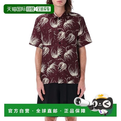 1h可退 香港直邮Sacai 男士 印花保龄球衬衫 2503662M701