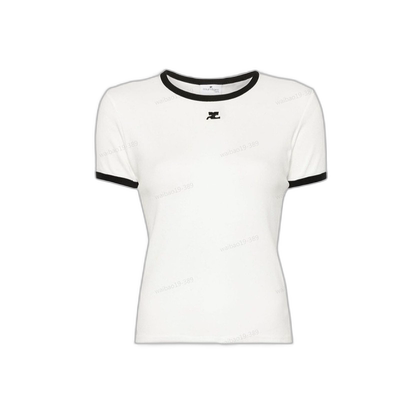 香港直邮Courreges 短袖T恤 VESJTS017JS0070潮流穿搭感夏季