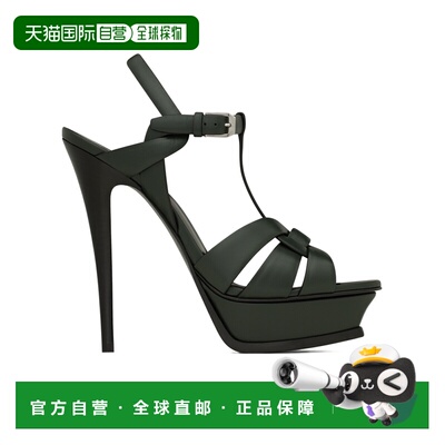 1h可退 香港直邮Saint Laurent TRIBUTE 厚底凉鞋 8598432WN00
