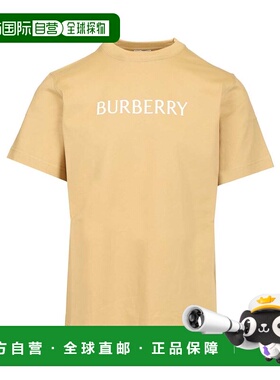 1h可退 香港直邮BURBERRY 男士T恤 8122390B8626 SS2026 黄色 T-S