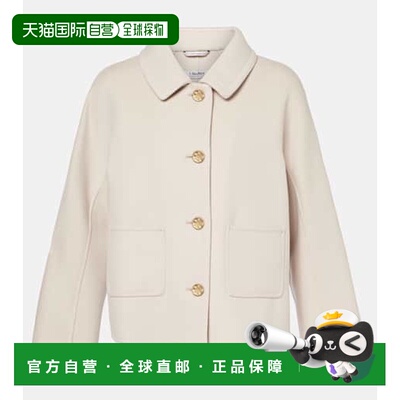 香港直邮'S Max Mara 女士 Sogno 双排扣初剪羊毛夹克