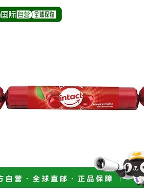 欧洲直邮德国药房intact固体葡萄糖含片40g樱桃味低血糖恢复补能