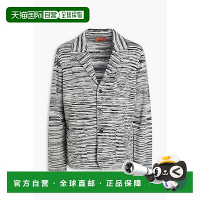 1h可退 香港直邮MISSONI 米索尼 男士 间隔染色纱羊绒西装外套 UC