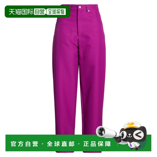 香港直邮Bally 巴利 女士 休闲长裤 purple紫色 舒适时尚