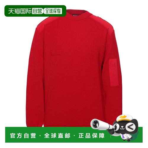 1h可退 香港直邮Balenciaga 巴黎世家 男士 毛衣 red红色 舒适时