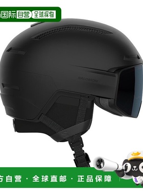 自营欧洲直邮Salomon萨洛蒙 DRIVER男女通用黑色塑料滑雪头盔新款