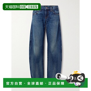 1h可退 KHAITE 女士 Karo 直筒牛仔裤 1180908 blue蓝色