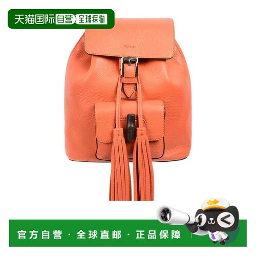 自营Gucci BAMBOO SAC系列双肩包 387149A7M0N手提包