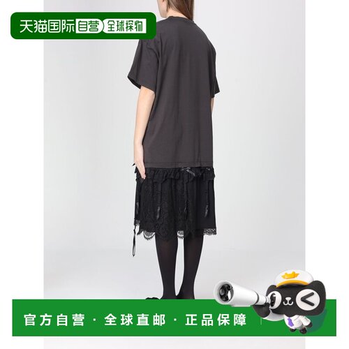 1h可退 香港直邮BALENCIAGA 女士T恤 831215TMN091000 SS2025 灰