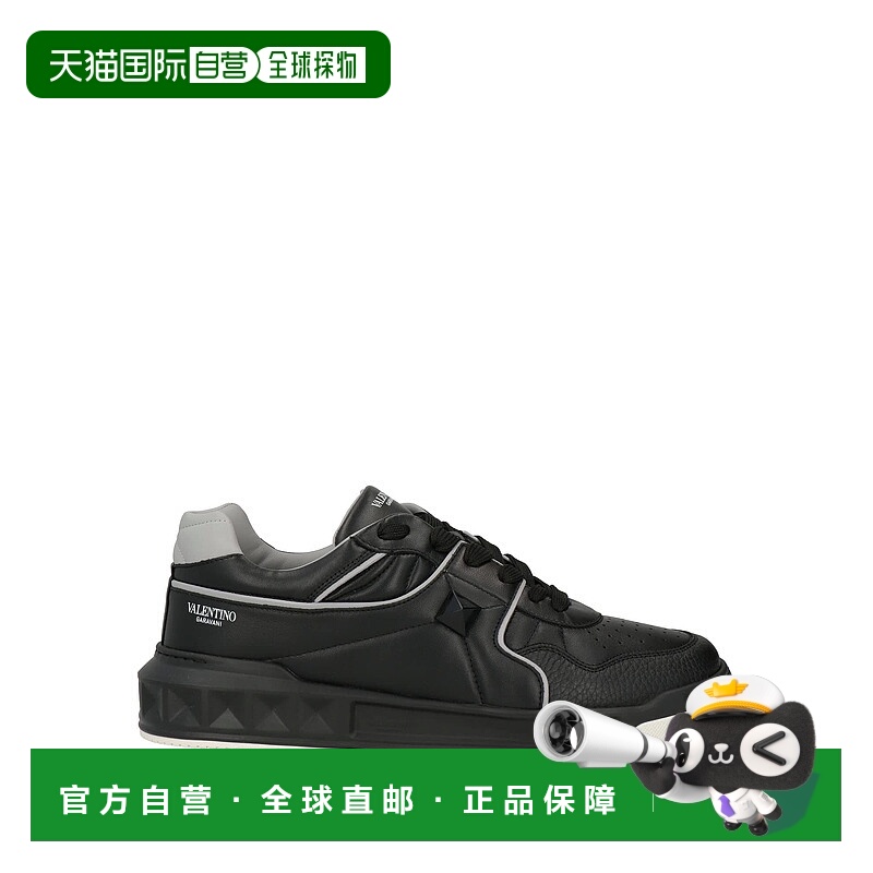 香港直邮Valentino 华伦天奴 男士 运动鞋 black黑色 舒适时尚