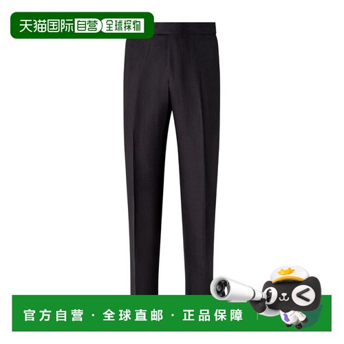 1h可退 香港直邮Z ZEGNA 男士正装裤 UHI35A3TZ50B09 SS2026 黑色