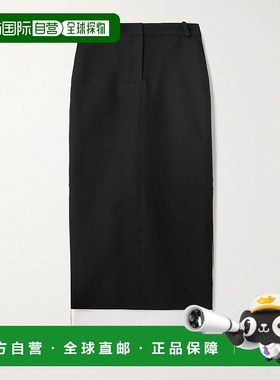 1h可退 香港直邮Lanvin 朗雯 女士 不对称羊毛半身裙 RWST0005615