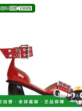 香港直邮GANNI 甘尼 女士 尖头高跟鞋 S2904 red红色 舒适时尚