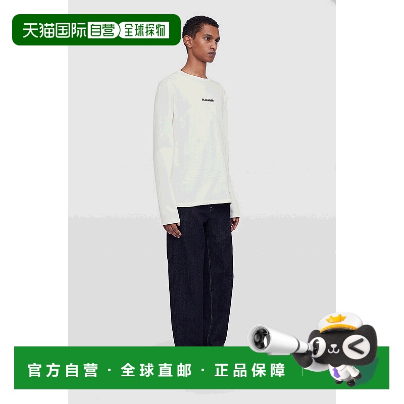 香港直邮Jil Sander 圆领长袖T恤 J47GC0116J20103