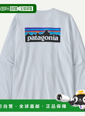 自营欧洲直邮PATAGONIA 女士长袖P-6 Logo Responsibili-Tee®环保