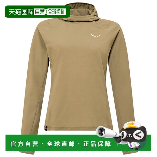 1h可退 欧洲直邮SALEWA 女士户外T恤 1056130QUICKSAND CO 卡其色